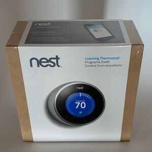 Nest Learning Thermostat - Black NWT!!